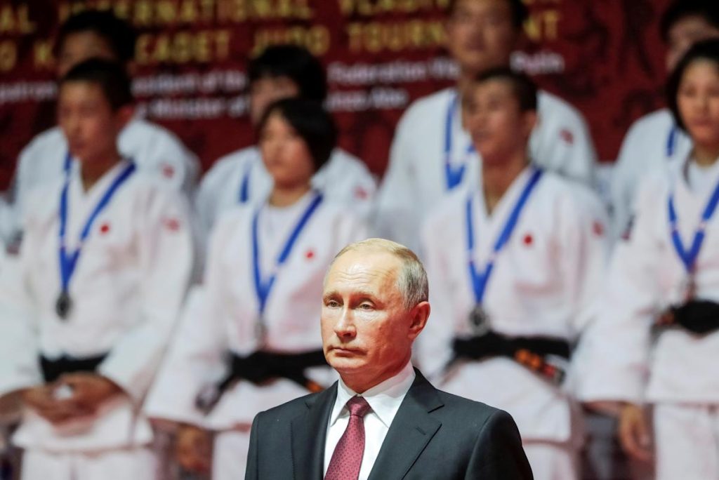 Wladimir Putin wurde bei der Invasion der Ukraine der Judo-Titel aberkannt