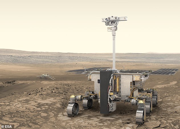 Der Rosalind Franklin Mars Rover (hier auf dem Mars abgebildet) sollte im September 2022 auf dem Roten Planeten starten – aber der diesjährige Start ist jetzt