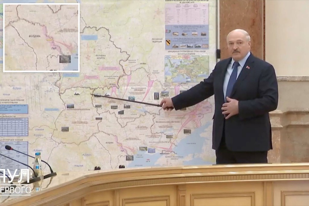 Der belarussische Diktator Alexander Lukaschenko zeigte Russlands Pläne, über die Ukraine in Moldawien einzumarschieren