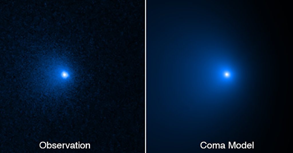 Das Hubble-Teleskop zoomt auf den größten jemals beobachteten Kometen