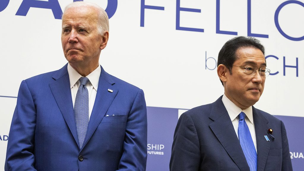 Biden beim Quartett-Gipfel: An der "strategischen Ambiguität" der USA gegenüber Taiwan und China habe sich nichts geändert