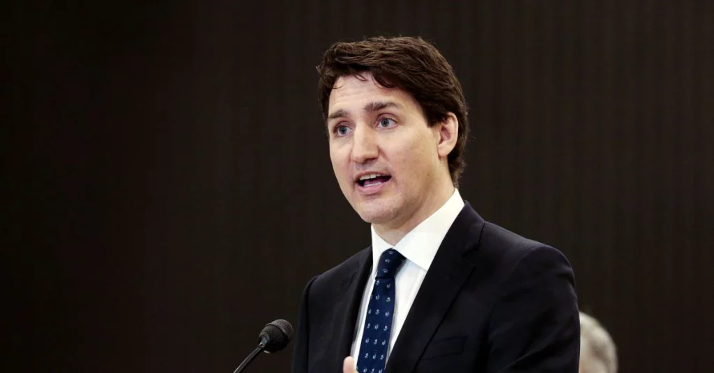 Der kanadische Premierminister Justin Trudeau besucht Irvine in der Ukraine, sagt der Bürgermeister