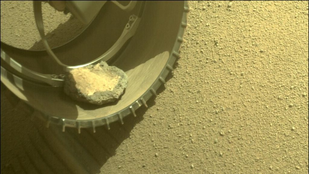 Der Perseverance-Rover der NASA auf dem Mars hat seinen „Rock Pet“-Rover