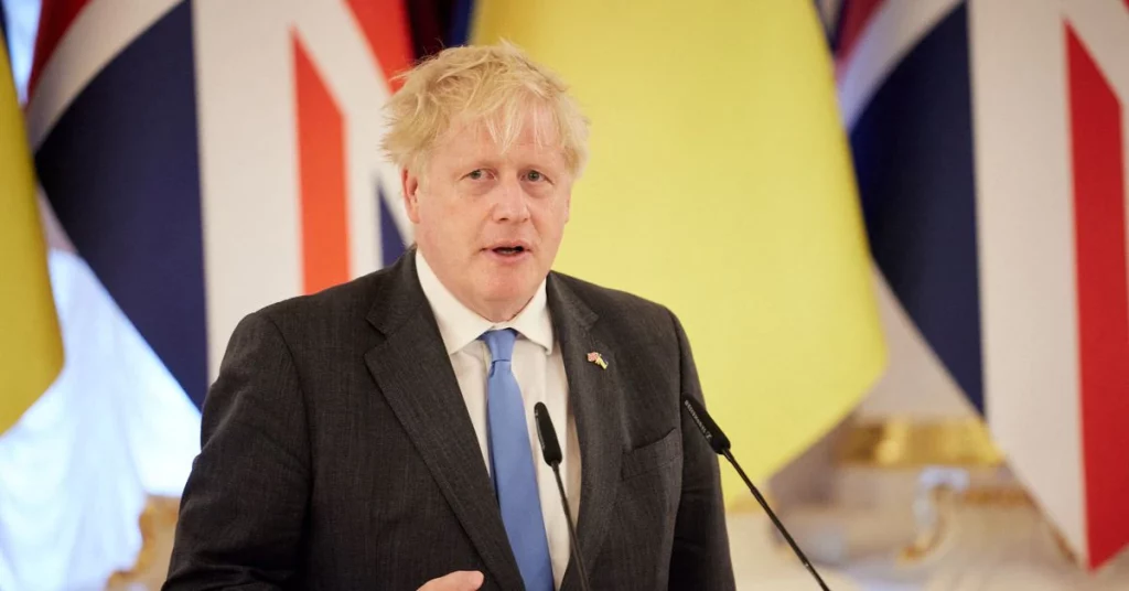 EXKLUSIV: Boris Johnson signalisiert die Bereitschaft Großbritanniens, Minen zu entfernen und der Ukraine beim Getreideexport zu helfen
