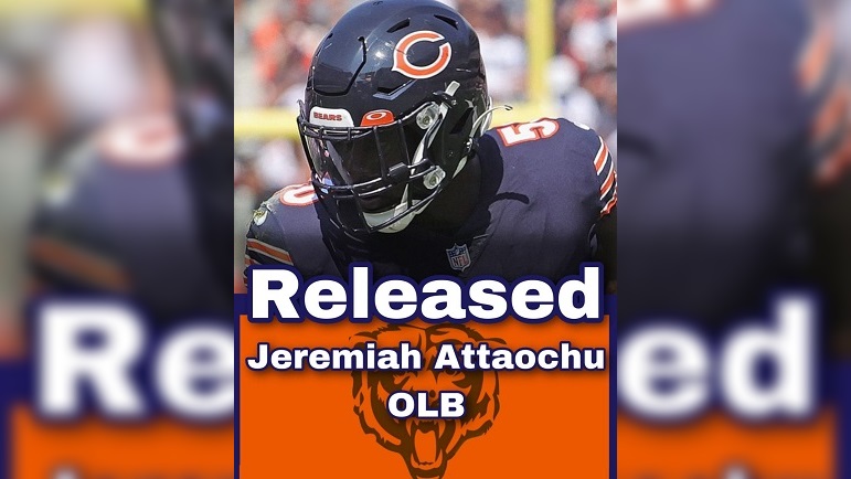 OLB Jeremiah Attaochu, der am Montag von den Bears geschnitten wurde, könnte das Interesse der Steelers wecken