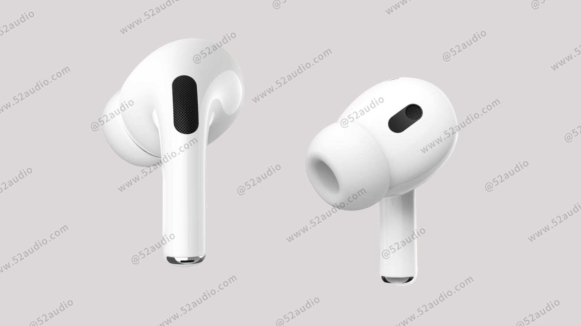 Gemunkeltes Bild von Apple Airpods Pro 2