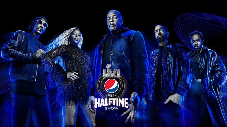 Werbung für Pepsi's Super Bowl Halftime Show