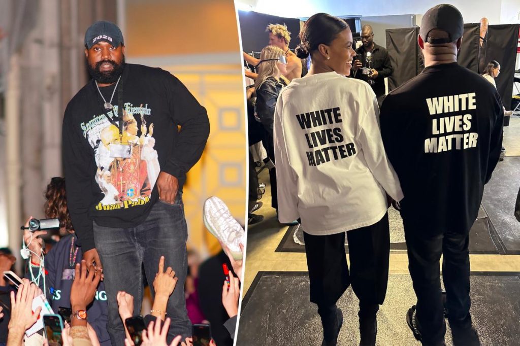 Kanye West verwirrt über die schlechte Reaktion auf die Show „White Lives Matter“.