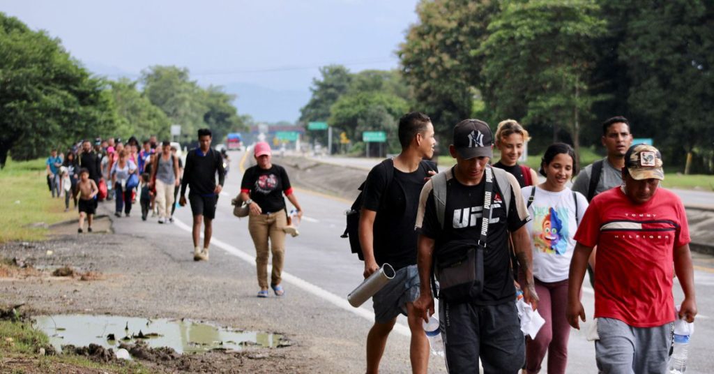 Mexiko warnt venezolanische Migranten davor, Karawanen zu bilden