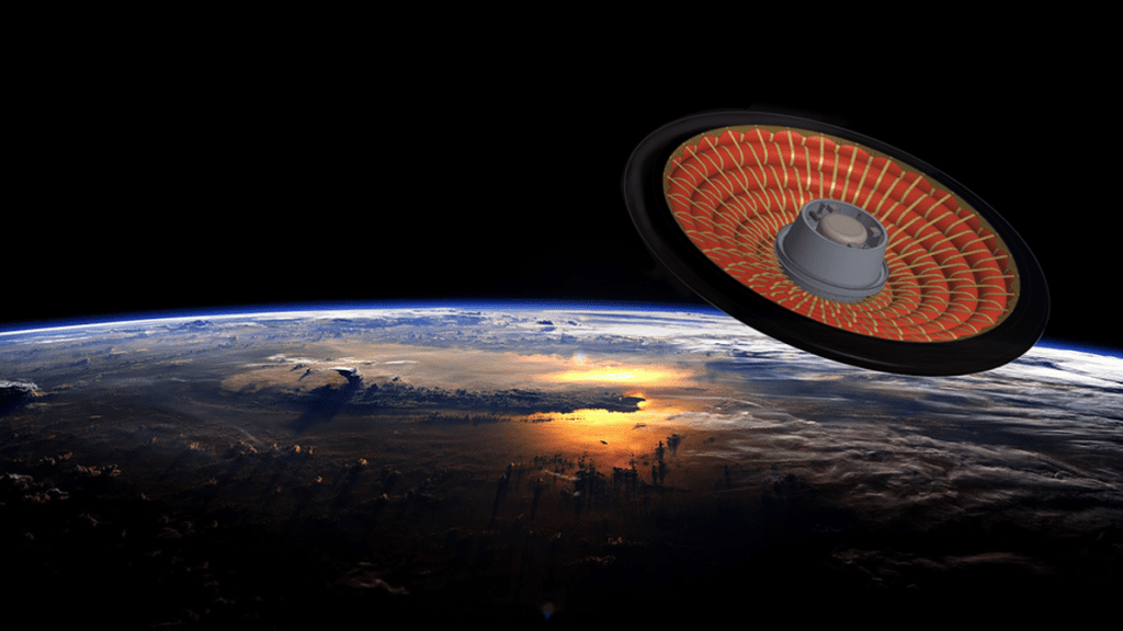 Die NASA testet am Donnerstagmorgen einen aufblasbaren Hitzeschild