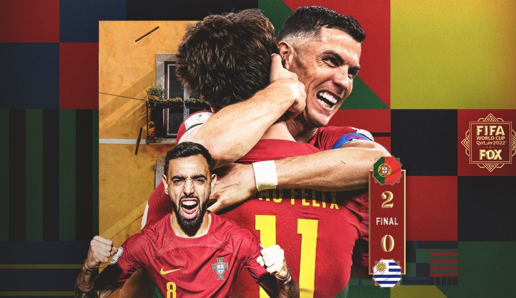 Highlights der WM 2022: Fernandez und Portugal schlagen Uruguay mit 2:0