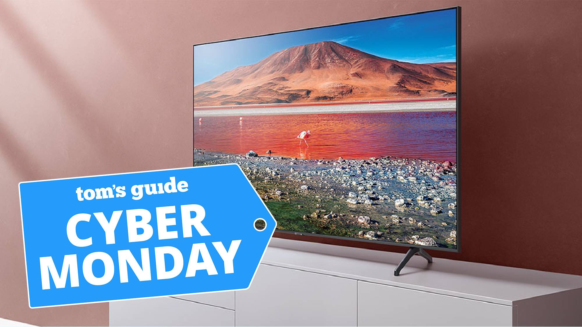 Samsung Crystal 4K-Fernseher mit Cyber ​​​​Monday-Deal-Tag