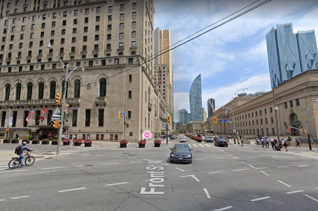 York Street und University Street in Toronto